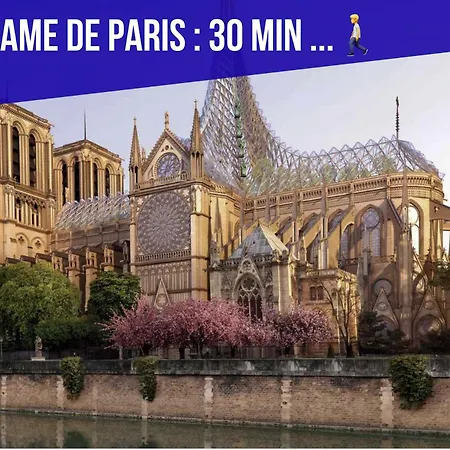 Apartment Charming In North Center Paris